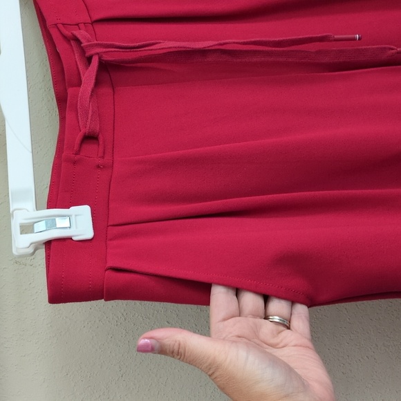 Betabrand Red Pull-on Pants - Picture 7 of 16
